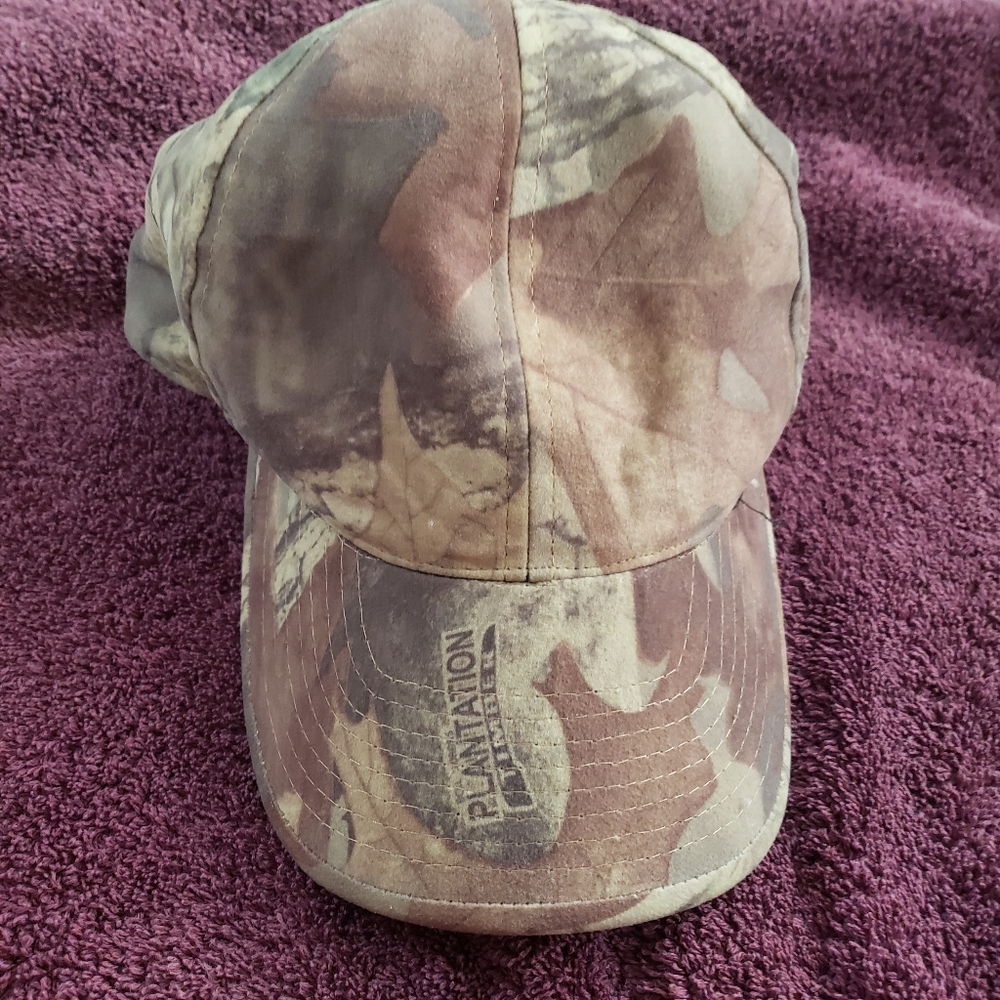 Camo Cap Plantation Timber Hat Saddle Cloth Adjustable Woodland